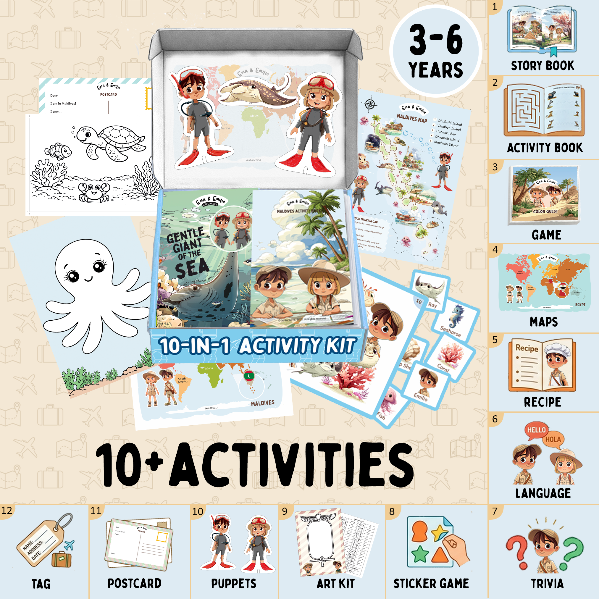 Maldives Activity Kit